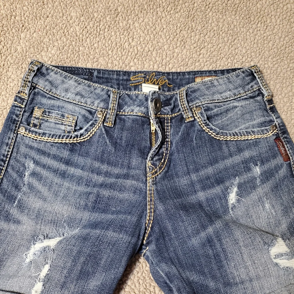 Silver Jeans silver denim